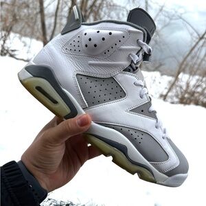 Jordan Air Jordan 6 size 10.5 Retro Low Cool Grey White Gray Sneaker CT8529-100